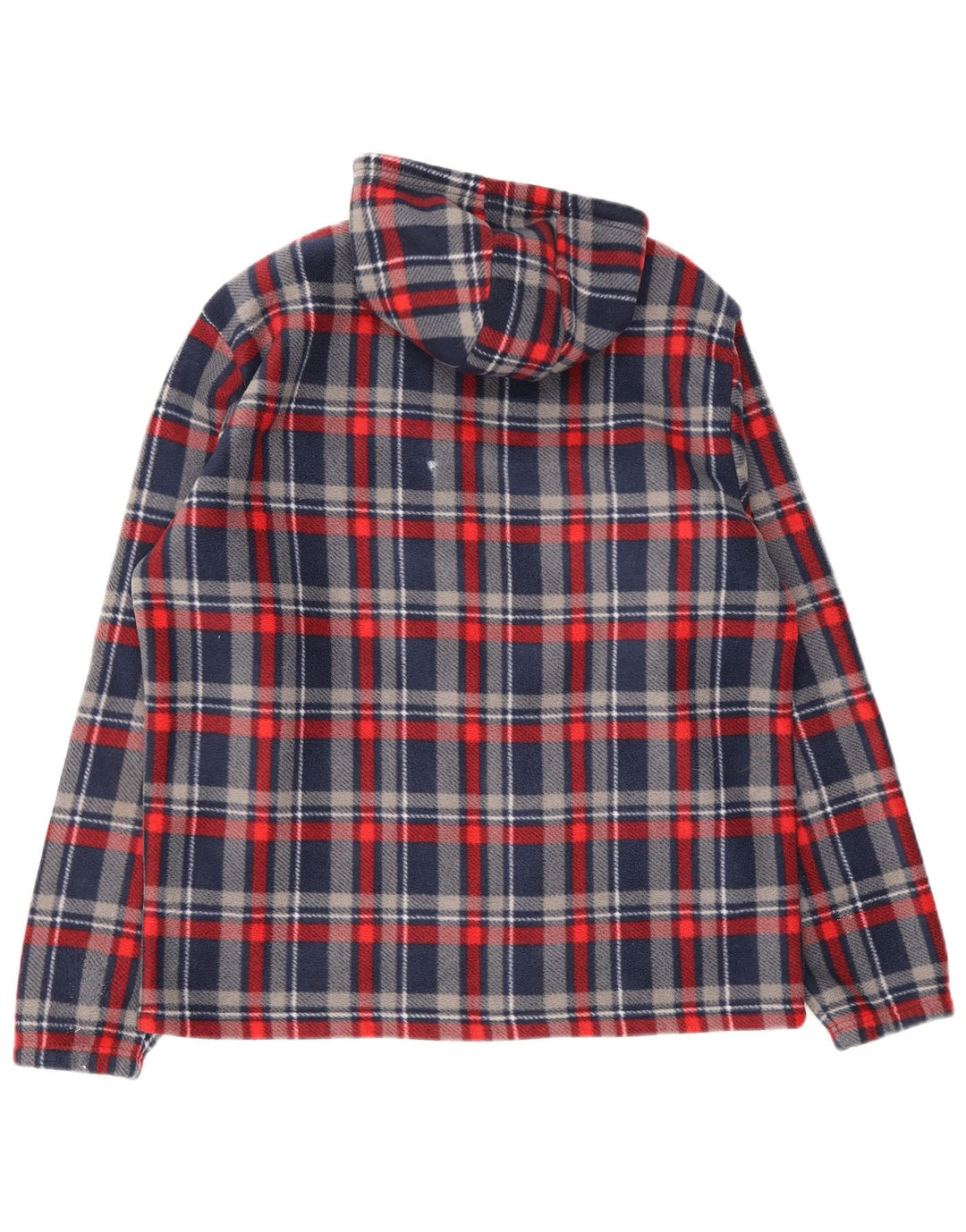 Jaqueta masculina de lã com capuz Toptex UK 54/56 grande xadrez multicolorido