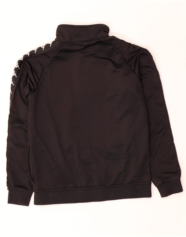 Casaco Kappa Boys Graphic Tracksuit 11-12 Anos Preto Poliéster