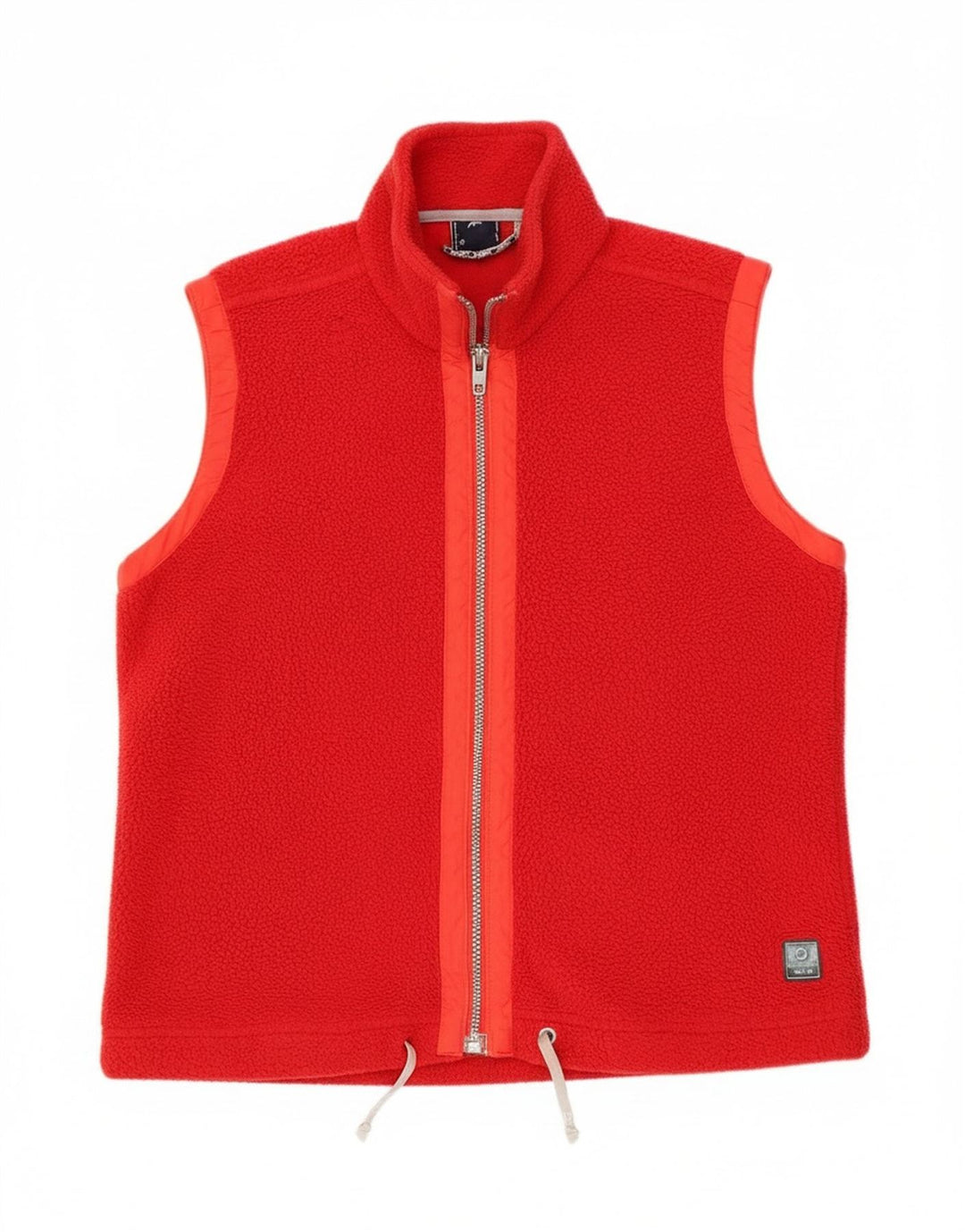 Colete de lã feminino Murphy & Nye UK 14 poliéster vermelho médio