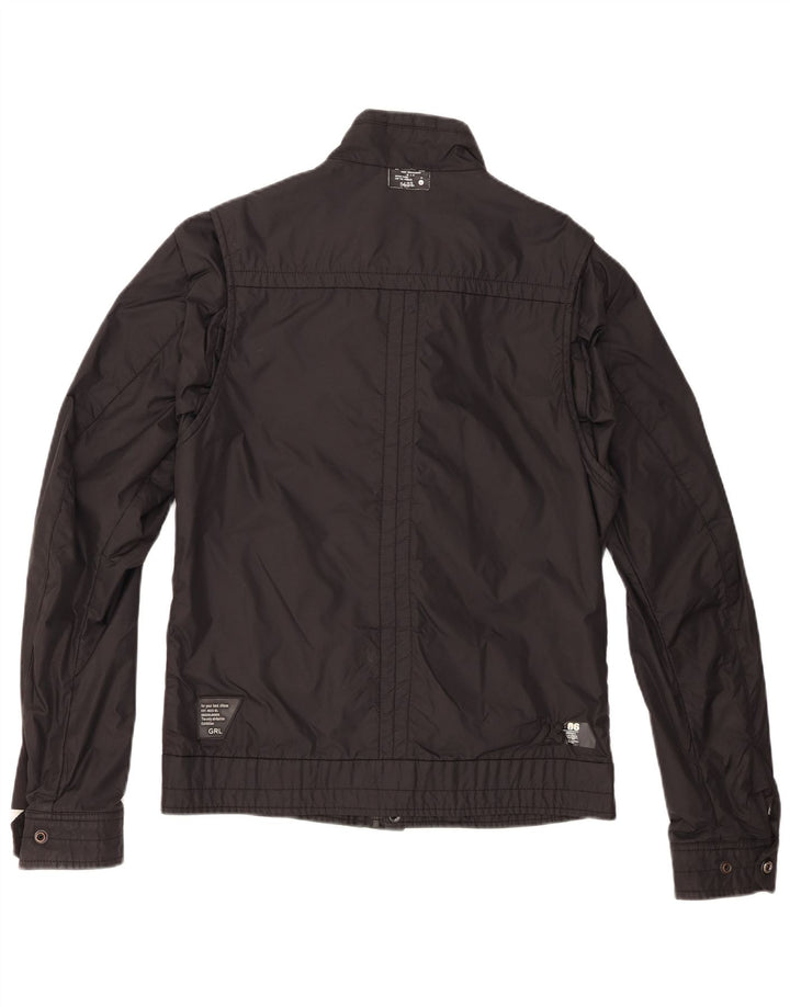 Jaqueta bomber masculina vintage UK 40 grande algodão preto
