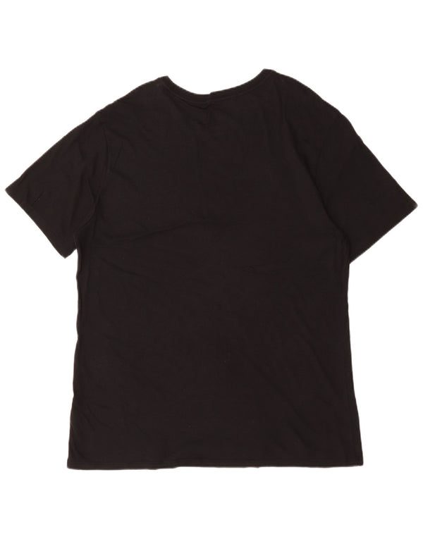 Camiseta Nike masculina gráfica Top XL algodão preto