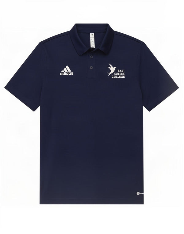 Camisa polo masculina Adidas Aeroready Graphic pequena azul marinho poliéster