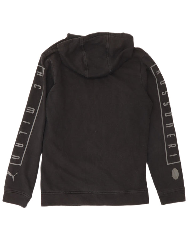 Jumper com capuz gráfico Puma Boys 13-14 anos XL preto