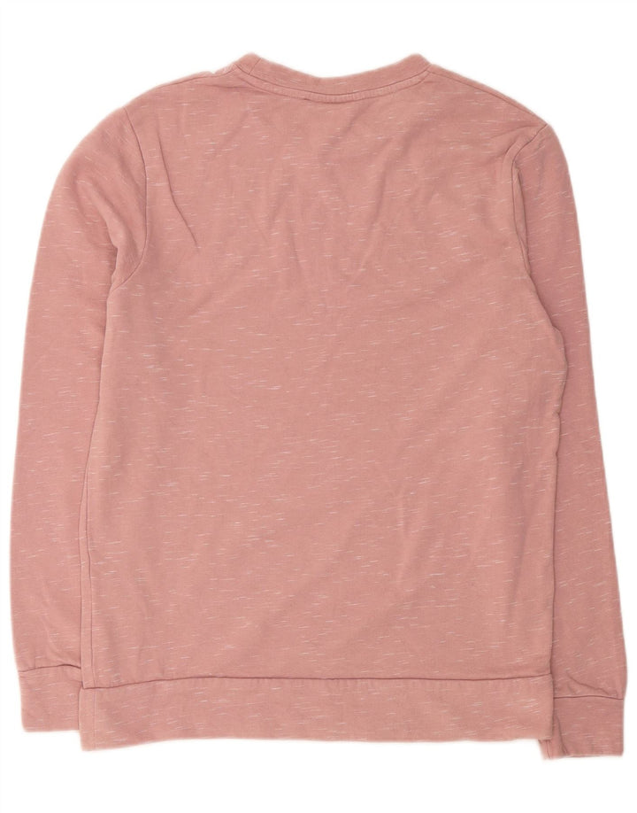 JACK & JONES moletom masculino jumper grande algodão manchado rosa