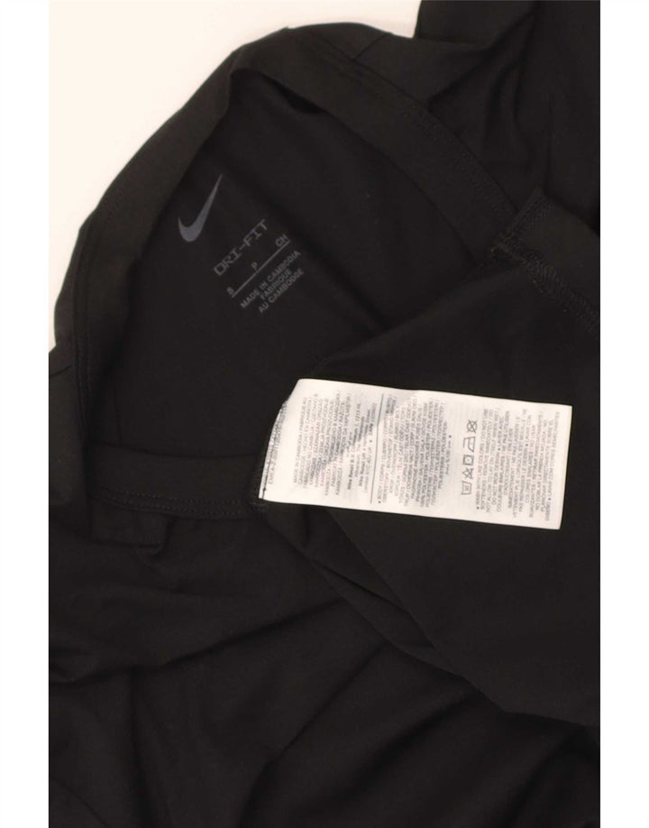 Camiseta Nike Masculina Dri Fit Top Pequeno Poliéster Preto