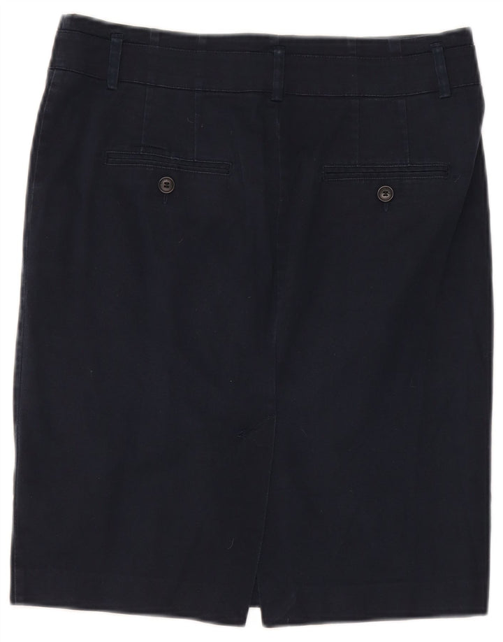 Saia lápis feminina Zara grande W30 azul marinho