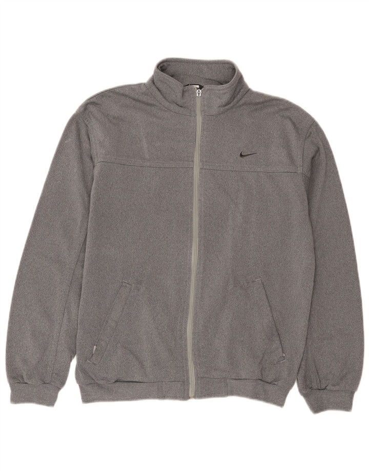 Jaqueta Nike Boys Graphic Tracksuit Top 12-13 anos grande cinza manchado