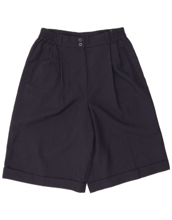 Shorts feminino casual de cintura alta Your Sixth Sense EU 40 médio W28 azul marinho