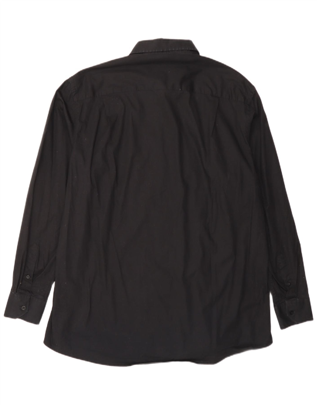 NAUTICA Mens Classic Fit Shirt Large Black Cotton