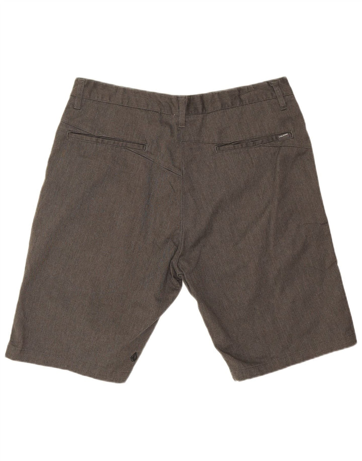 Volcom Mens Chino Shorts W36 Grande Algodão Cinza