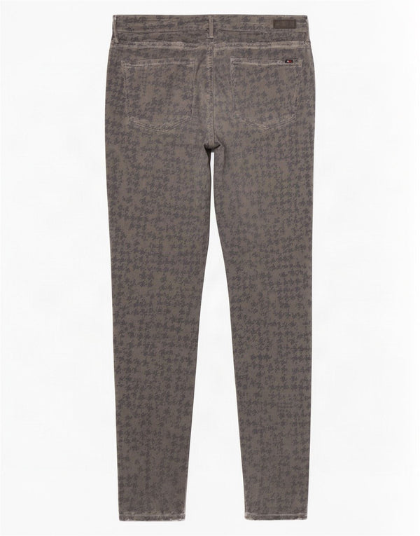 Tommy Hilfiger Feminino Como LW Jegging Jeans Skinny W30 L32 Cinza Houndstooth
