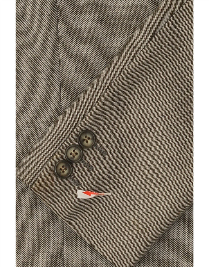 Jaqueta blazer masculina vintage com 2 botões IT 46 cinza pequeno