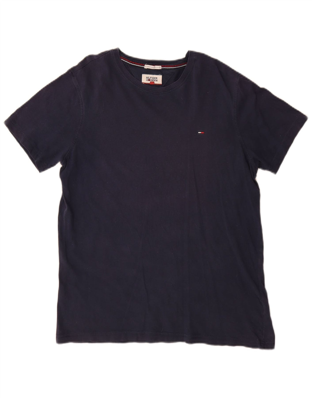Camiseta masculina Tommy Hilfiger grande azul marinho