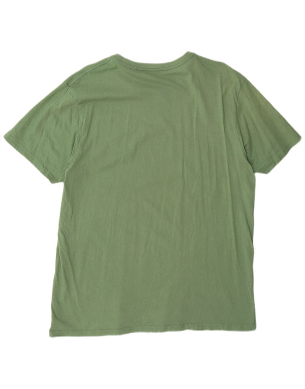 Camiseta masculina Jack Wills Classic Fit Top XL de algodão verde