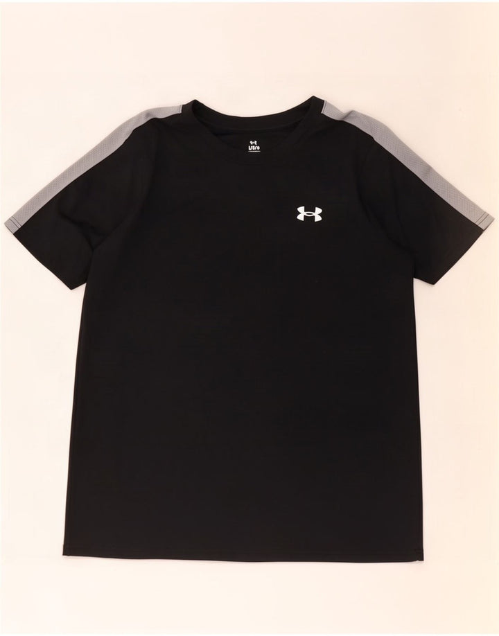 Camiseta masculina Under Armour grande poliéster colorblock preto
