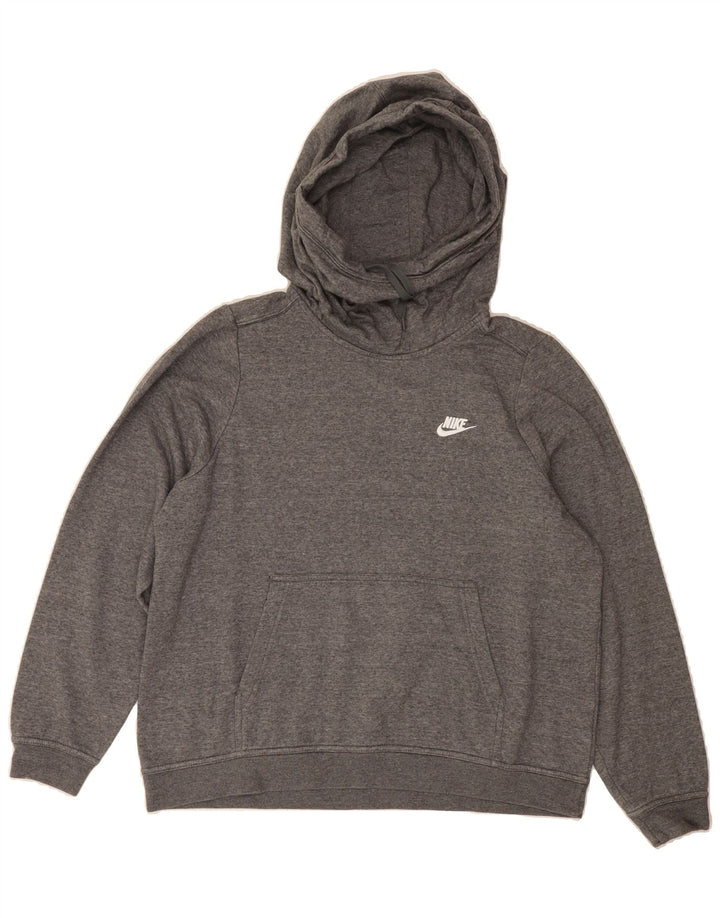 NIKE Womens Hoodie Jumper UK 18 XL Grey Vintage Nike and Second-Hand Nike from Messina Hembry 
