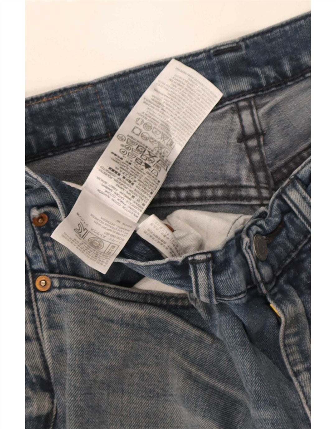 Levi's Mens Slim Jeans W32 L32 Azul Algodão