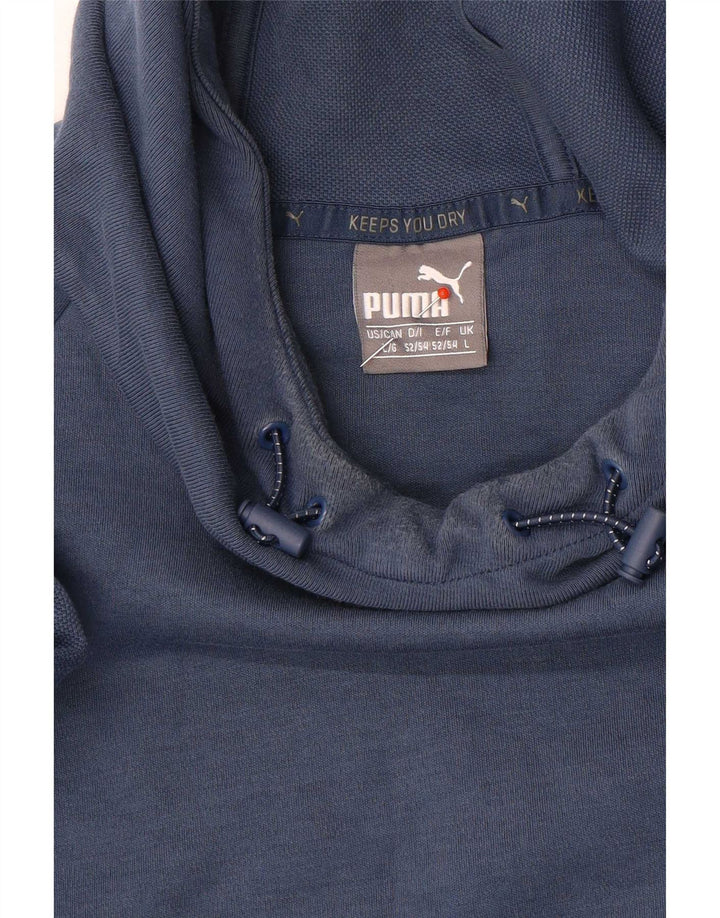 Puma Mens Hoodie Jumper Grande Azul