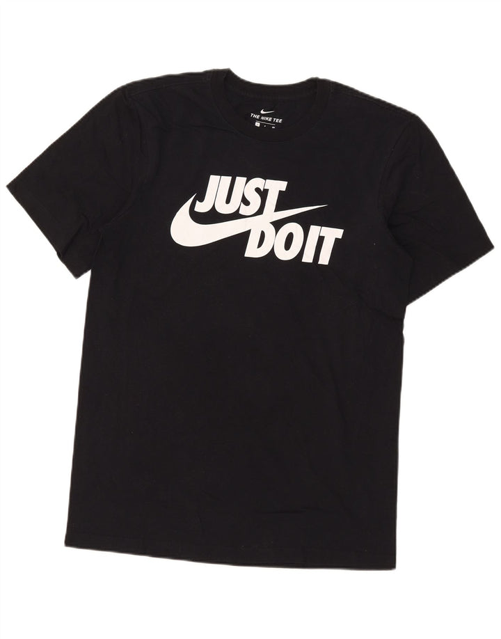Camiseta Nike masculina gráfica top pequeno preto
