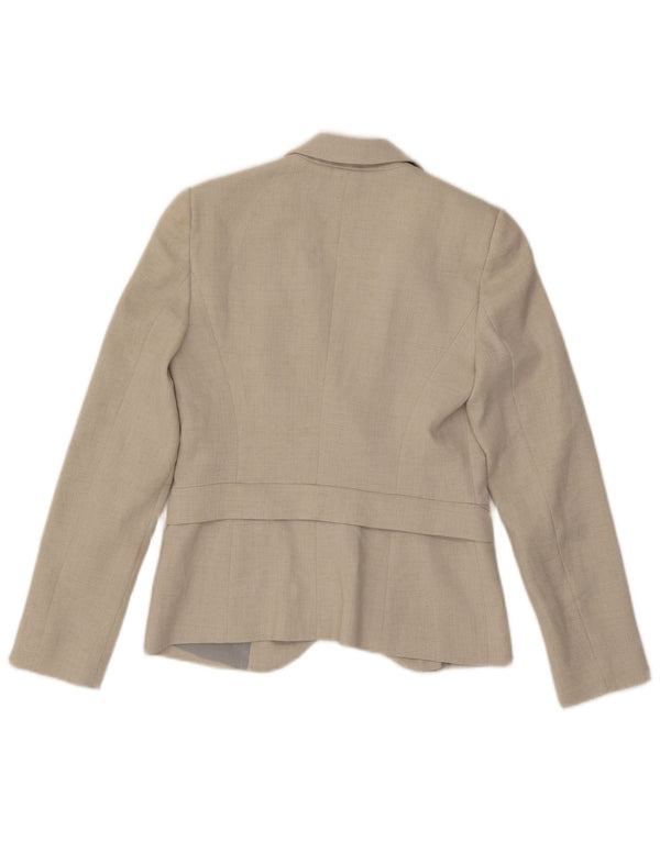 Jaqueta blazer feminina Emporio Armani com 2 botões IT 40 poliéster cinza pequeno