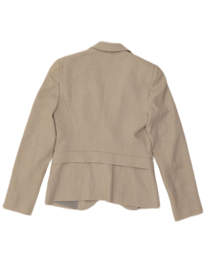 Jaqueta blazer feminina Emporio Armani com 2 botões IT 40 poliéster cinza pequeno