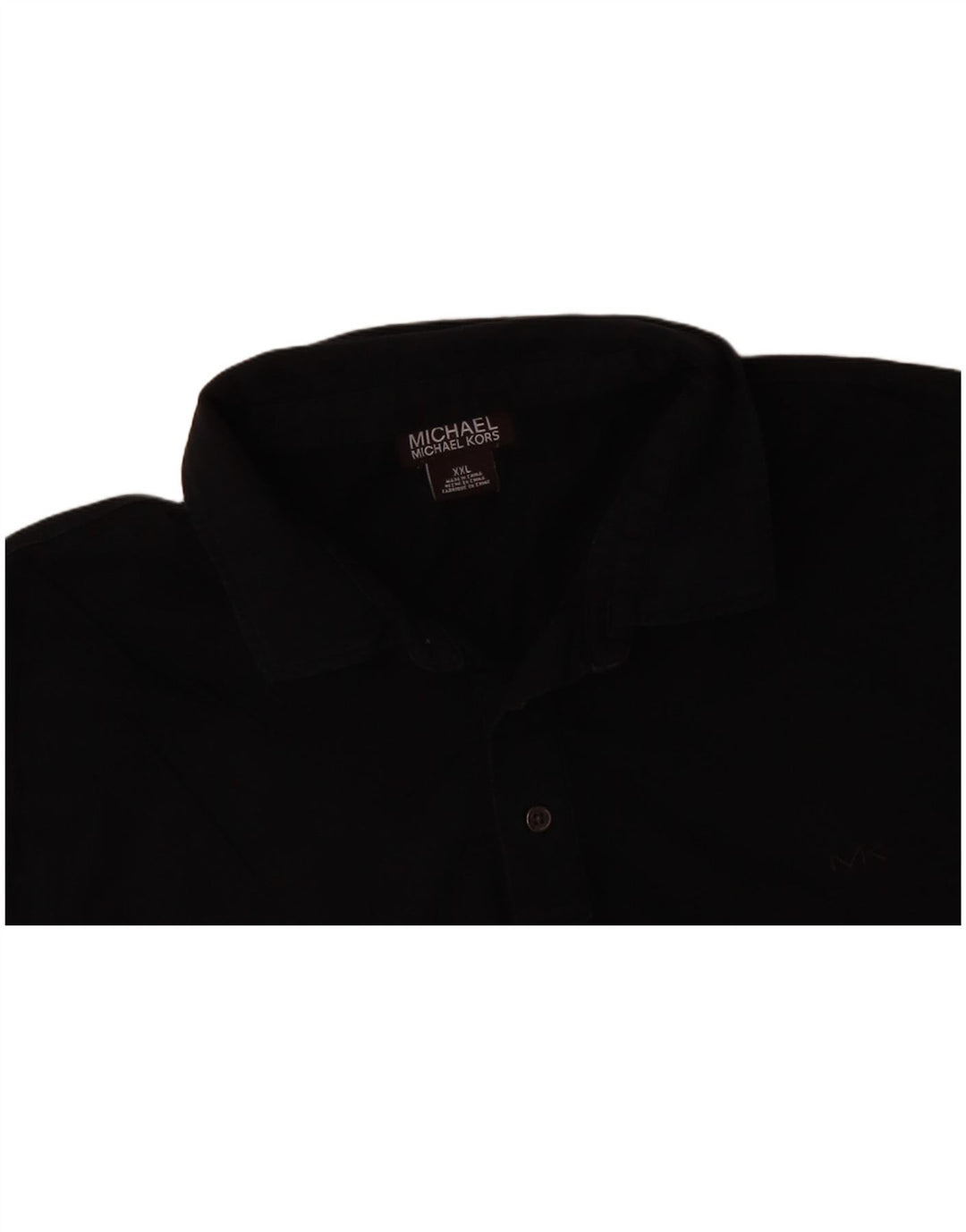 Camisa polo masculina MICHAEL KORS 2XL algodão preto