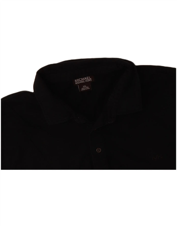 Camisa polo masculina MICHAEL KORS 2XL algodão preto