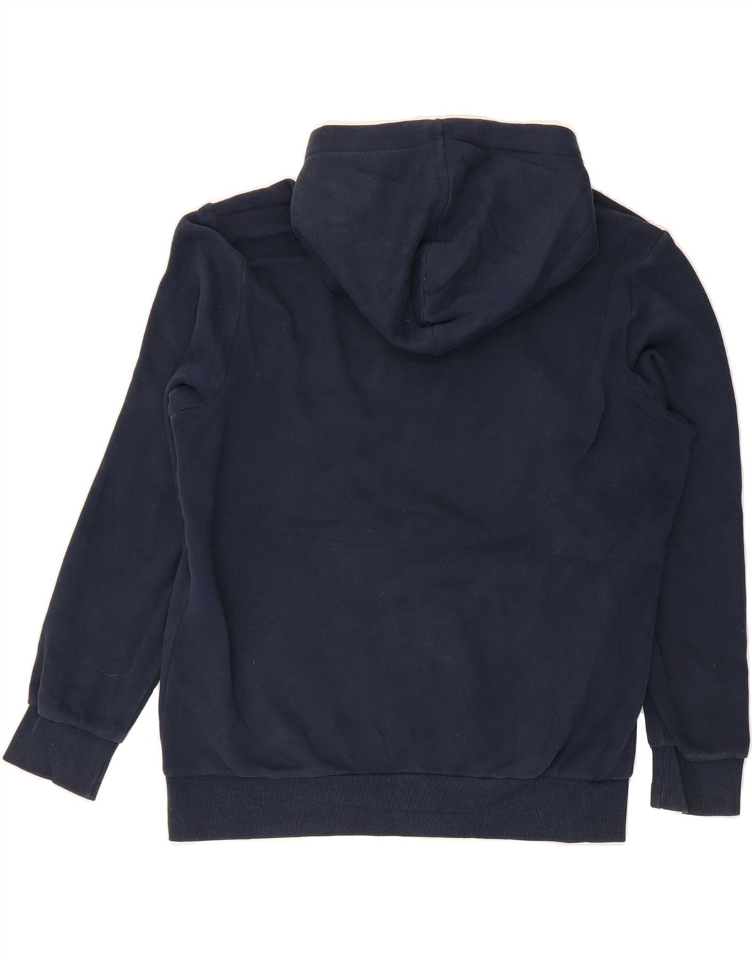 JACK & JONES Mens Graphic Hoodie Jumper Large Navy Blue Cotton Vintage Jack & Jones and Second-Hand Jack & Jones from Messina Hembry 