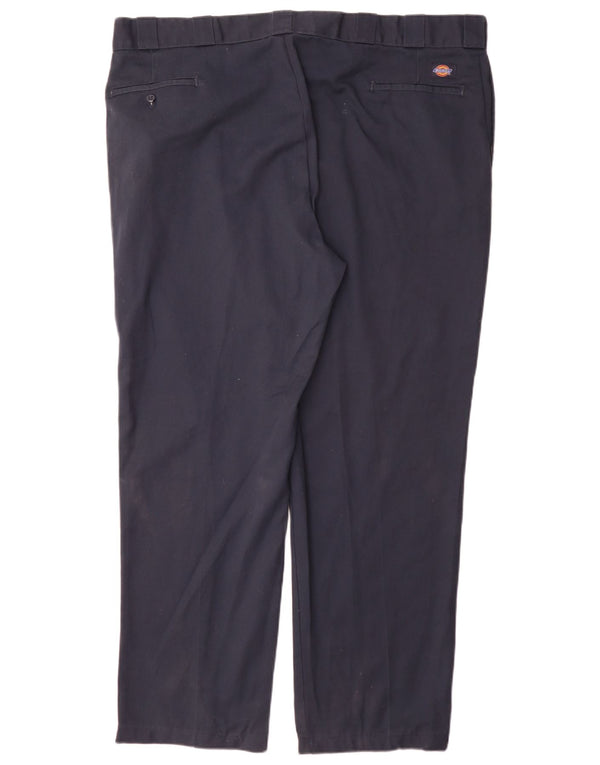 Calça Dickies masculina 874 Straight Chino W46 L32 azul marinho poliéster