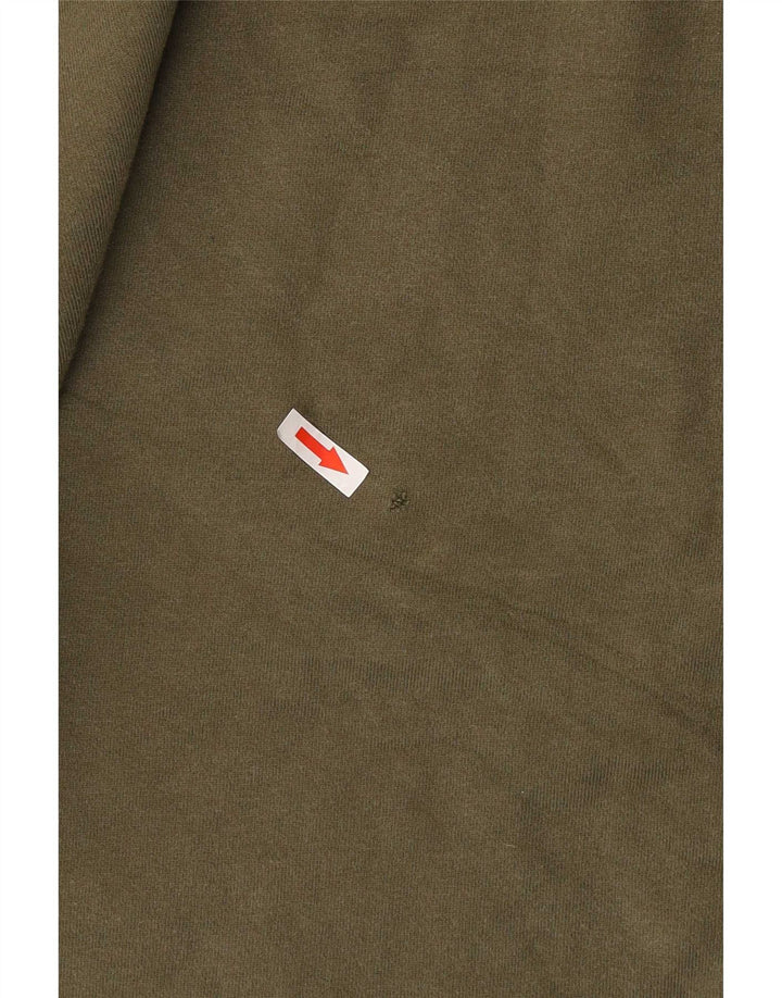 John Lewis moletom masculino jumper médio cáqui algodão