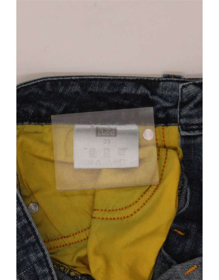 Shorts jeans masculino Lee W33 algodão azul médio