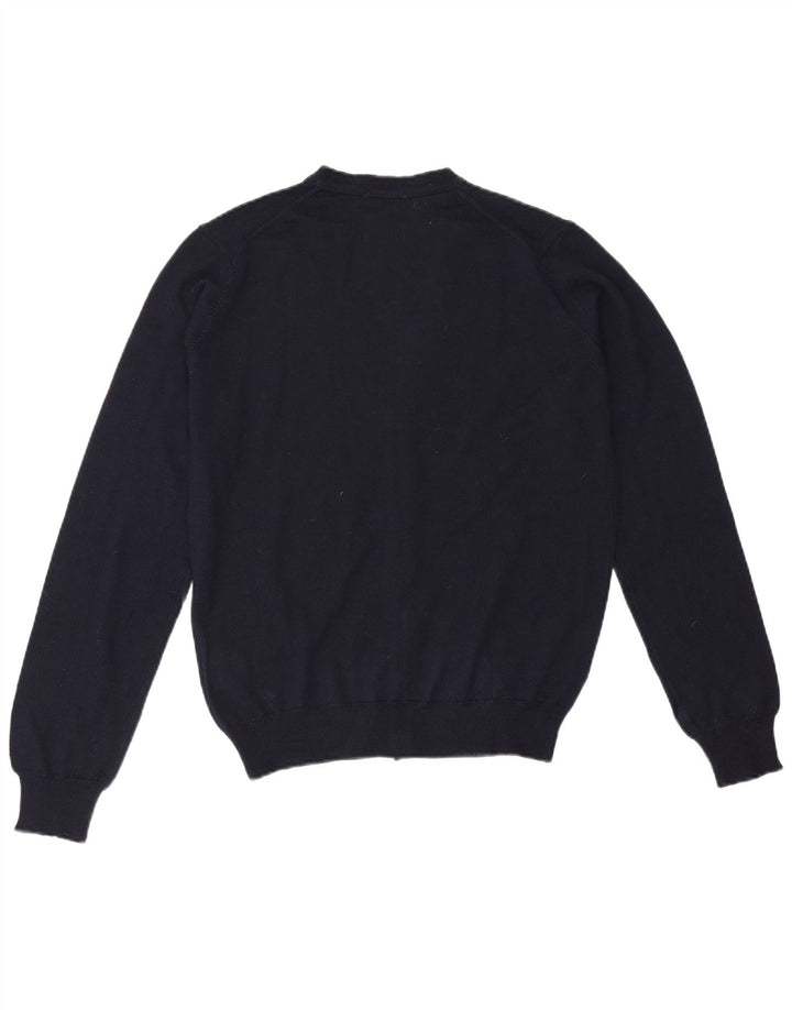 Rifle Suéter Cardigan Masculino Pequeno Acrílico Azul Marinho
