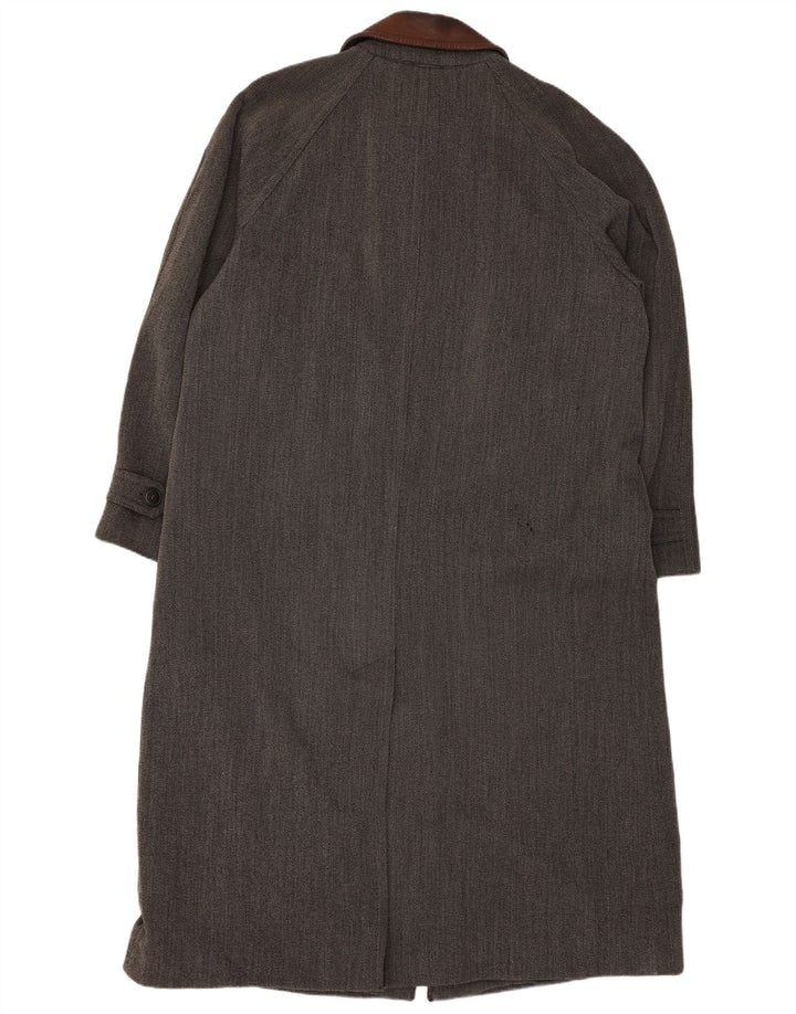 Sobretudo masculino HUGO BOSS UK 42 XL lã cinza