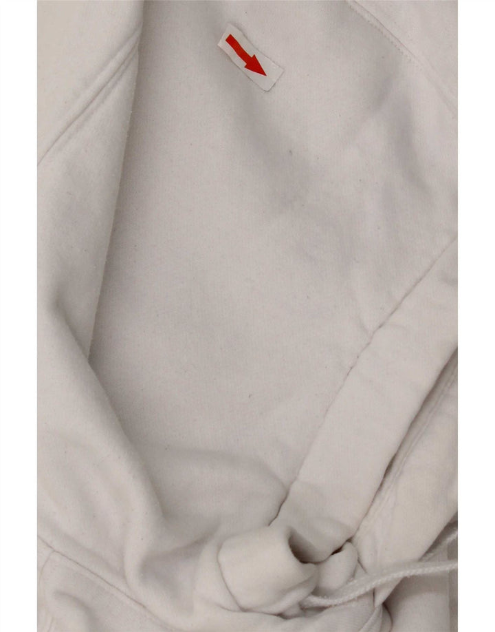 Nike Mens Hoodie Jumper Médio Algodão Branco