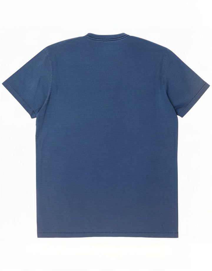 J. Camiseta masculina Crew Top de algodão azul marinho médio