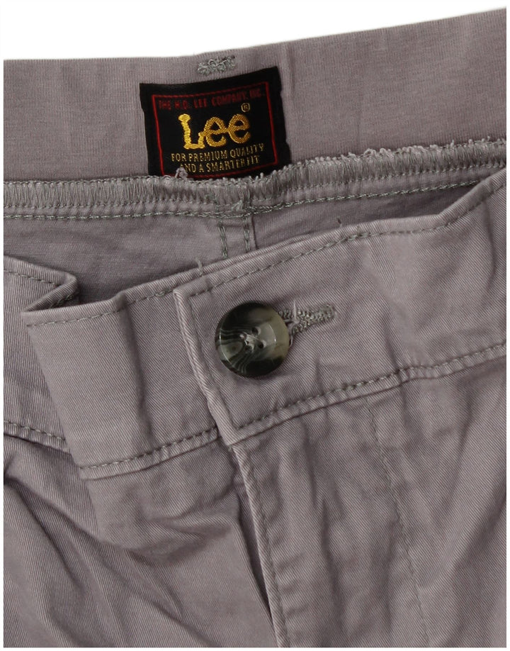 Calça cargo reta feminina LEE W32 L29 cinza