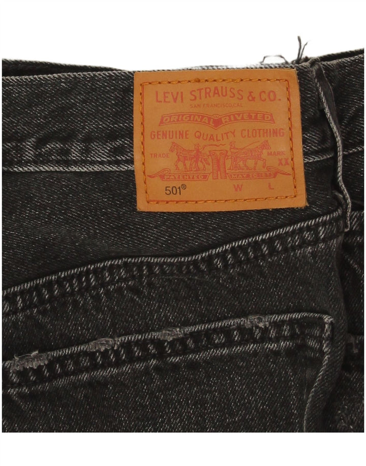 Shorts jeans feminino Levi's 501 W28 médio preto