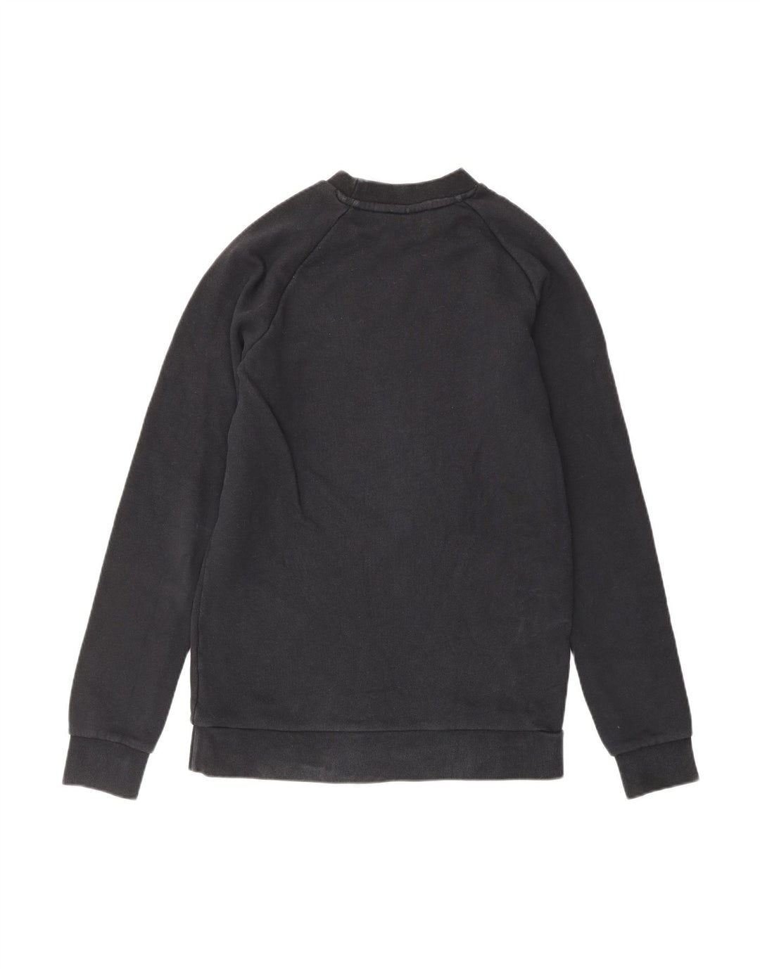 ADIDAS Mens Graphic Sweatshirt Jumper XS Preto Algodão