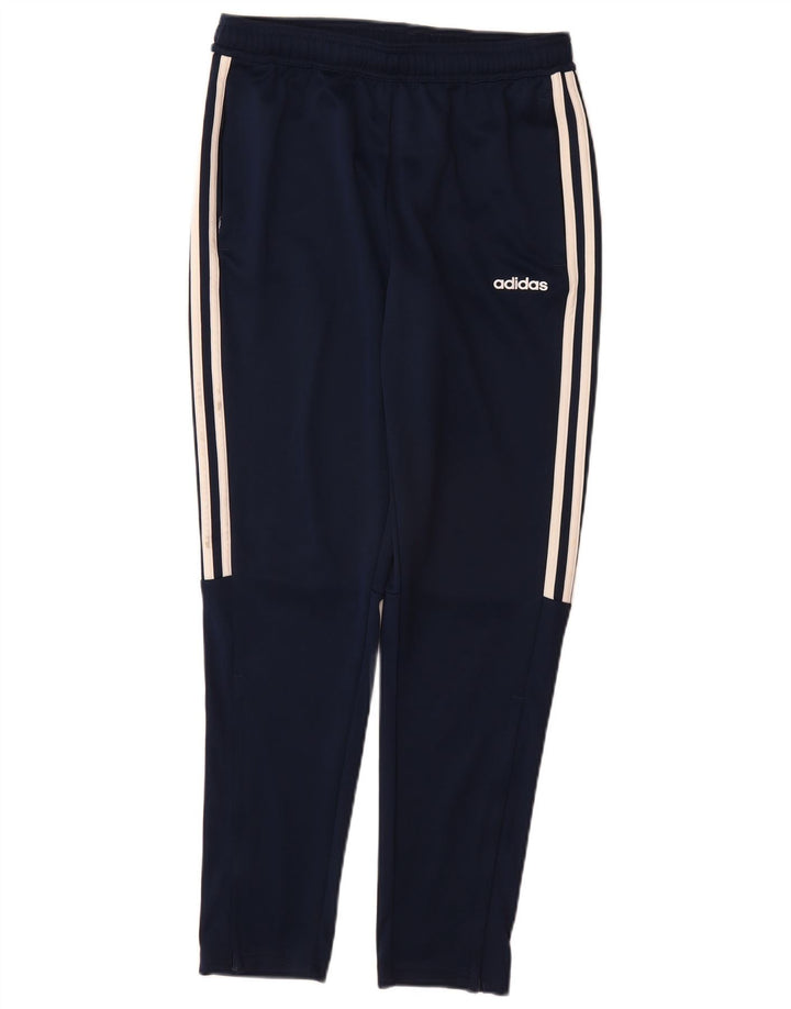 Calças de treino ADIDAS Menino Climalite 13-14 anos azul marinho poliéster
