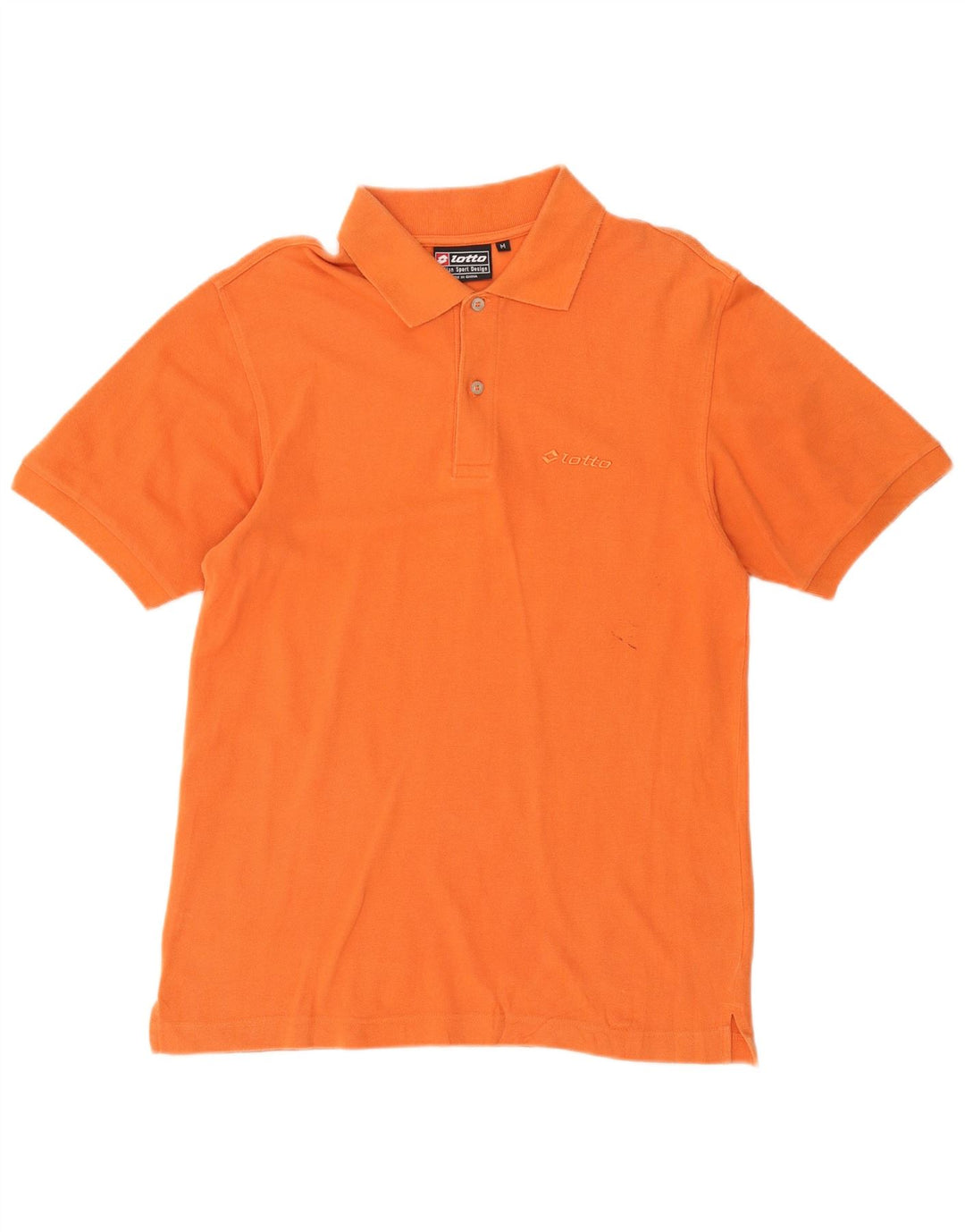 Camisa polo masculina Lotto algodão laranja médio