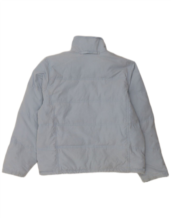 Jaqueta acolchoada feminina Musto Reino Unido 14 grande nylon azul