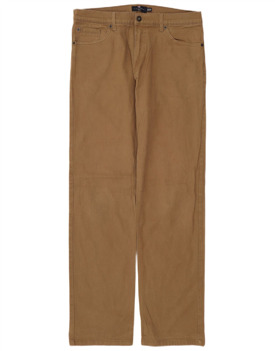 Calça casual masculina MARKS & SPENCER Blue Harbor W34 L33 marrom