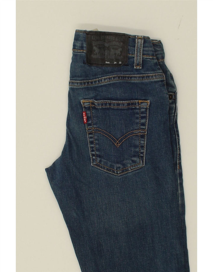 LEVI'S Boys 511 Slim Jeans 7-8 Years W24 L22 Blue Cotton Vintage Levi's and Second-Hand Levi's from Messina Hembry 