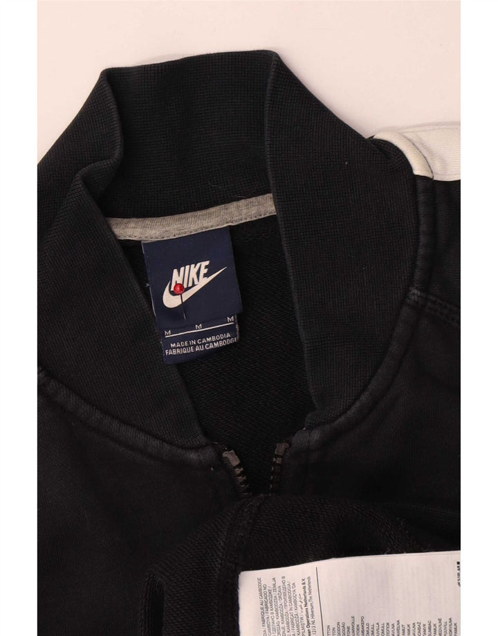 Nike Mens Treino Top Jaqueta Médio Preto Colorblock Algodão