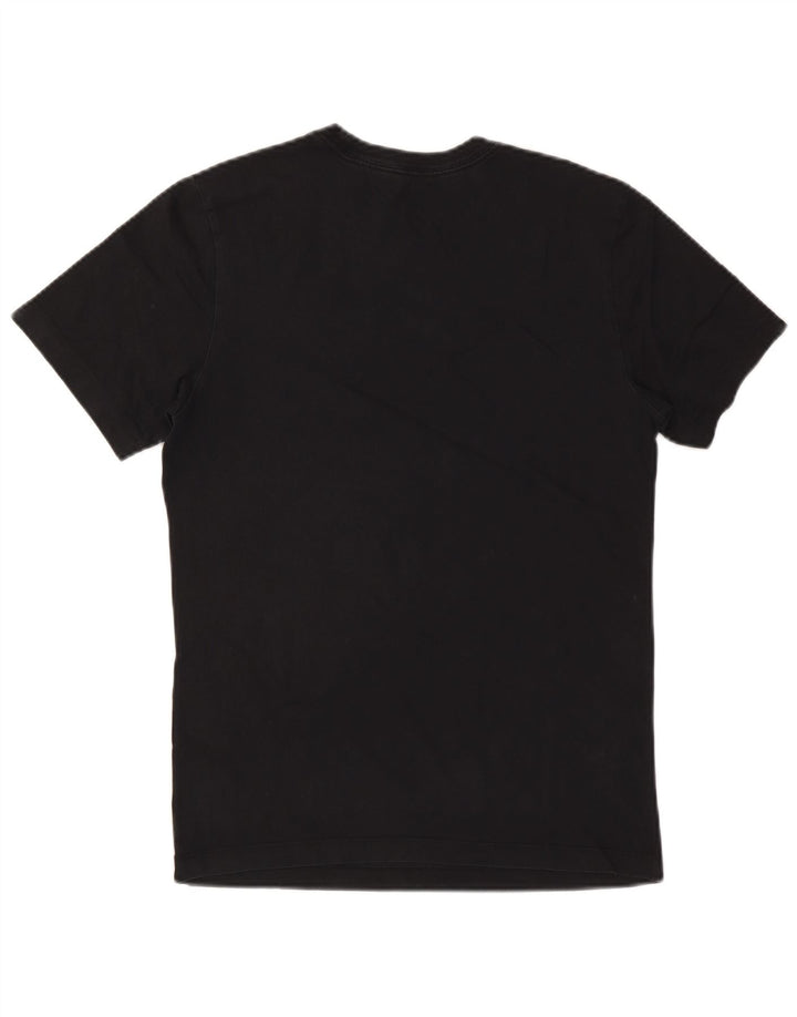 Camiseta Nike masculina gráfica top pequeno algodão preto
