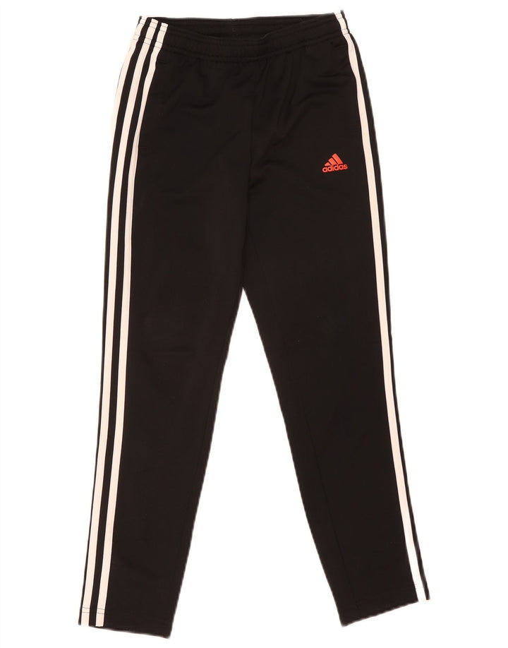 Calças de treino Adidas meninos 9-10 anos poliéster preto