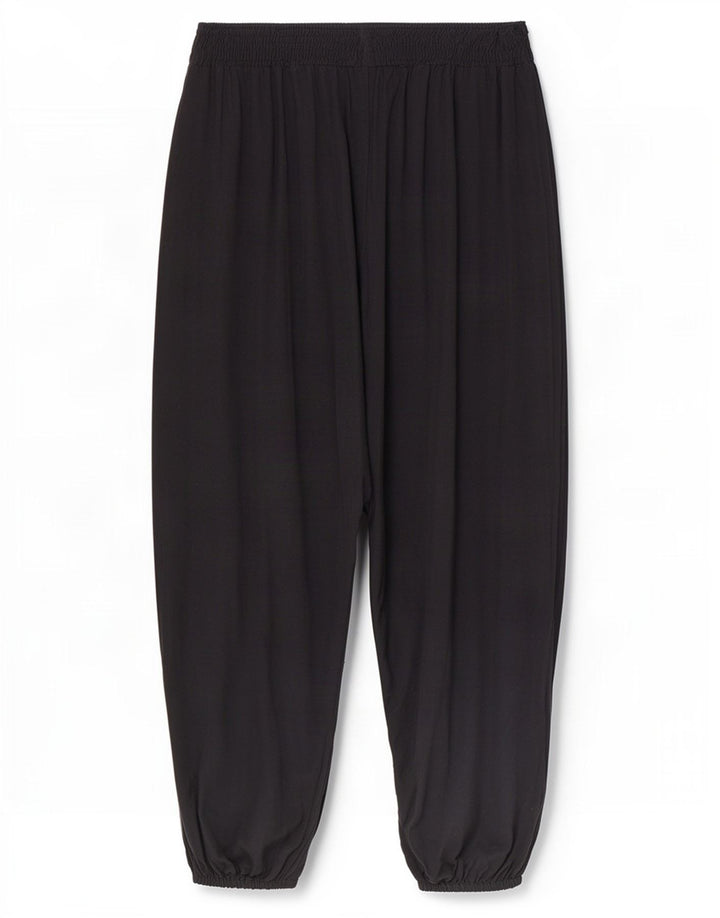 Calça Harém Feminina Marks & Spencer Média W28 L26 Viscose Preta