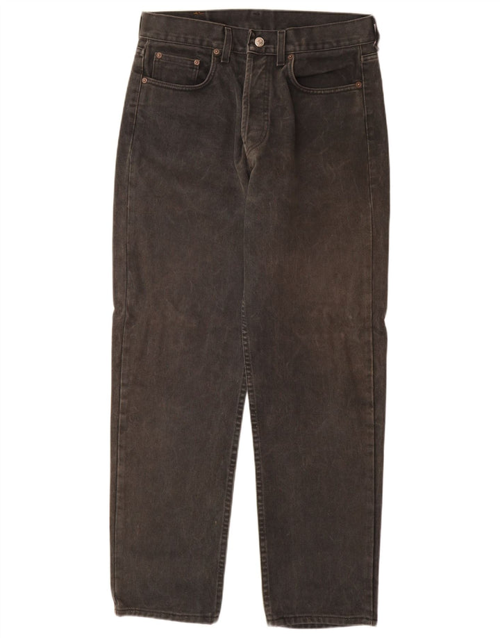 Rifle Mens Tapered Jeans W33 L30 Algodão Preto