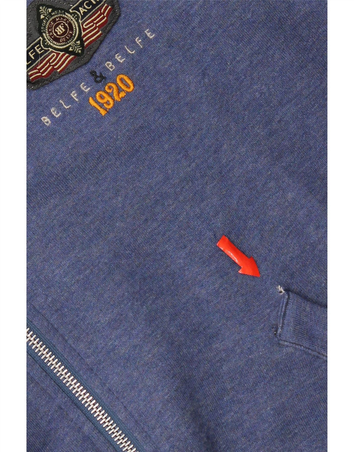 Belfe & Belfe Mens Graphic Treino Completo IT 50 Grande Azul