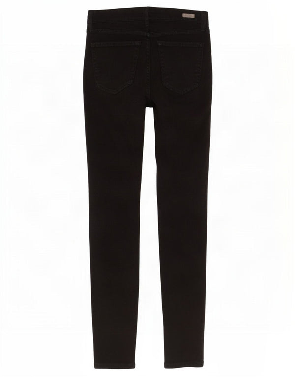 Topshop feminino Jamie Distressed jeans skinny W30 L28 algodão preto